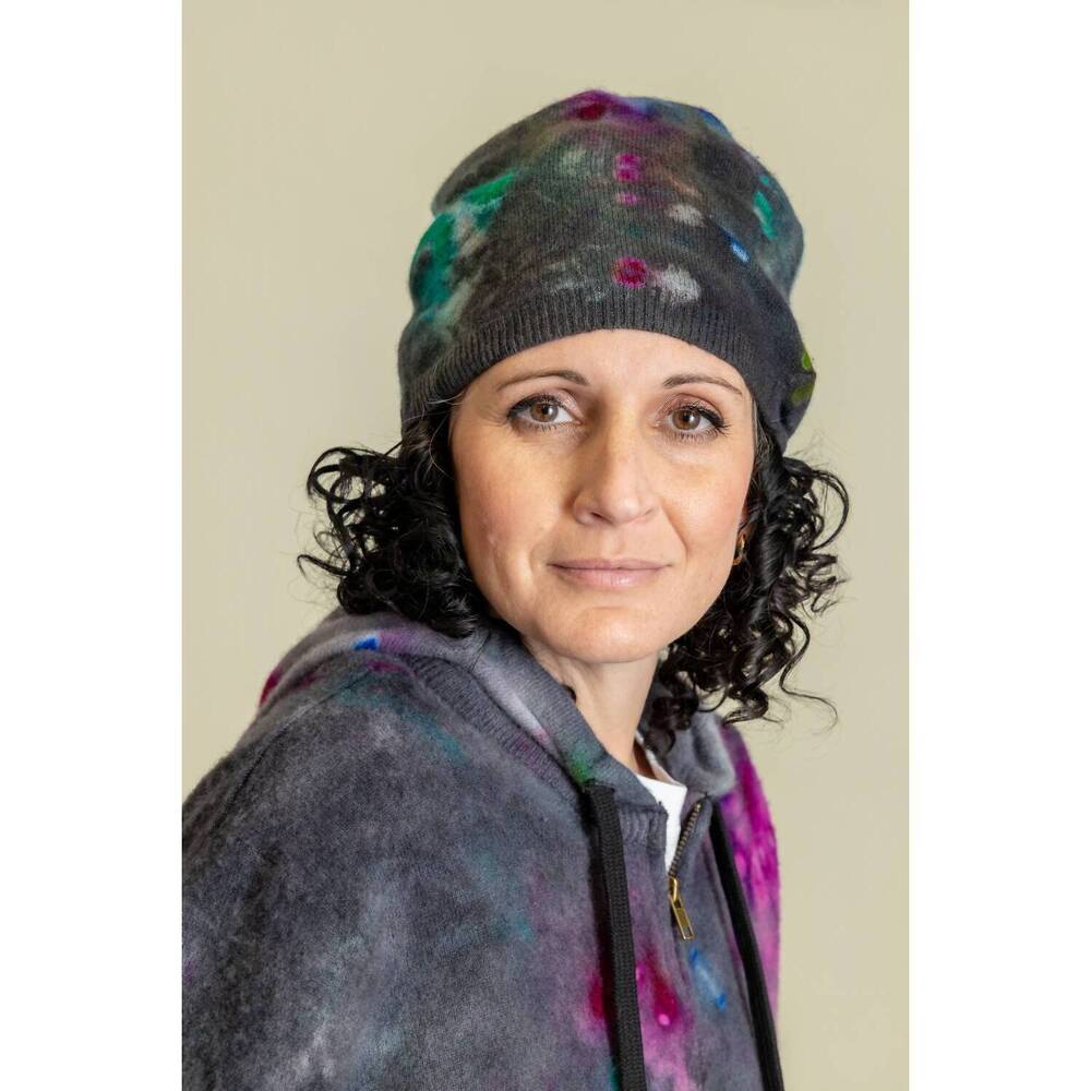 NEW GALADRIEL MATTEI rounded crown hat in turquoise